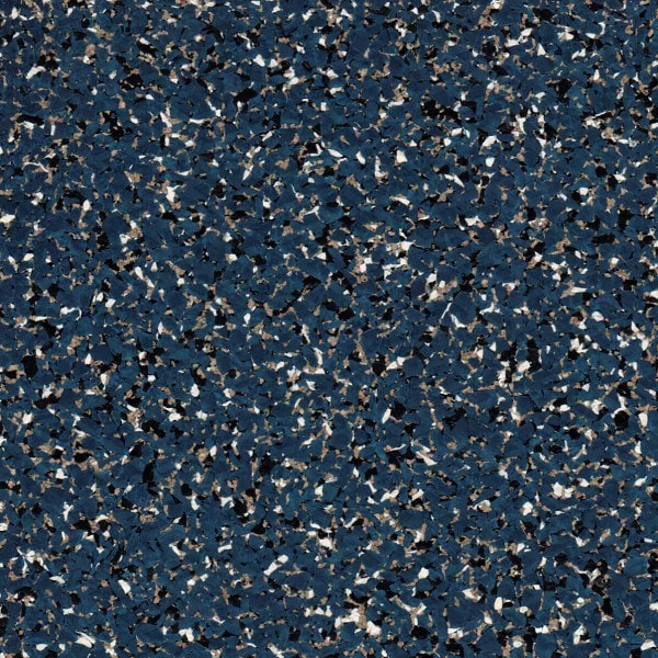 Blue rubber cork flooring